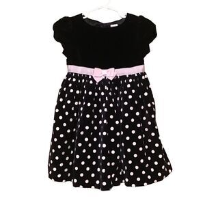 Gymboree‎ Black Velvet Holiday Dress 5T